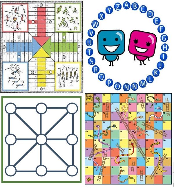 Tableros de juegos imprimibles